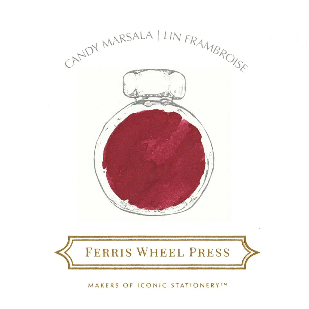 Ferris Wheel Press - Candy Marsala Ink Sample 2ml