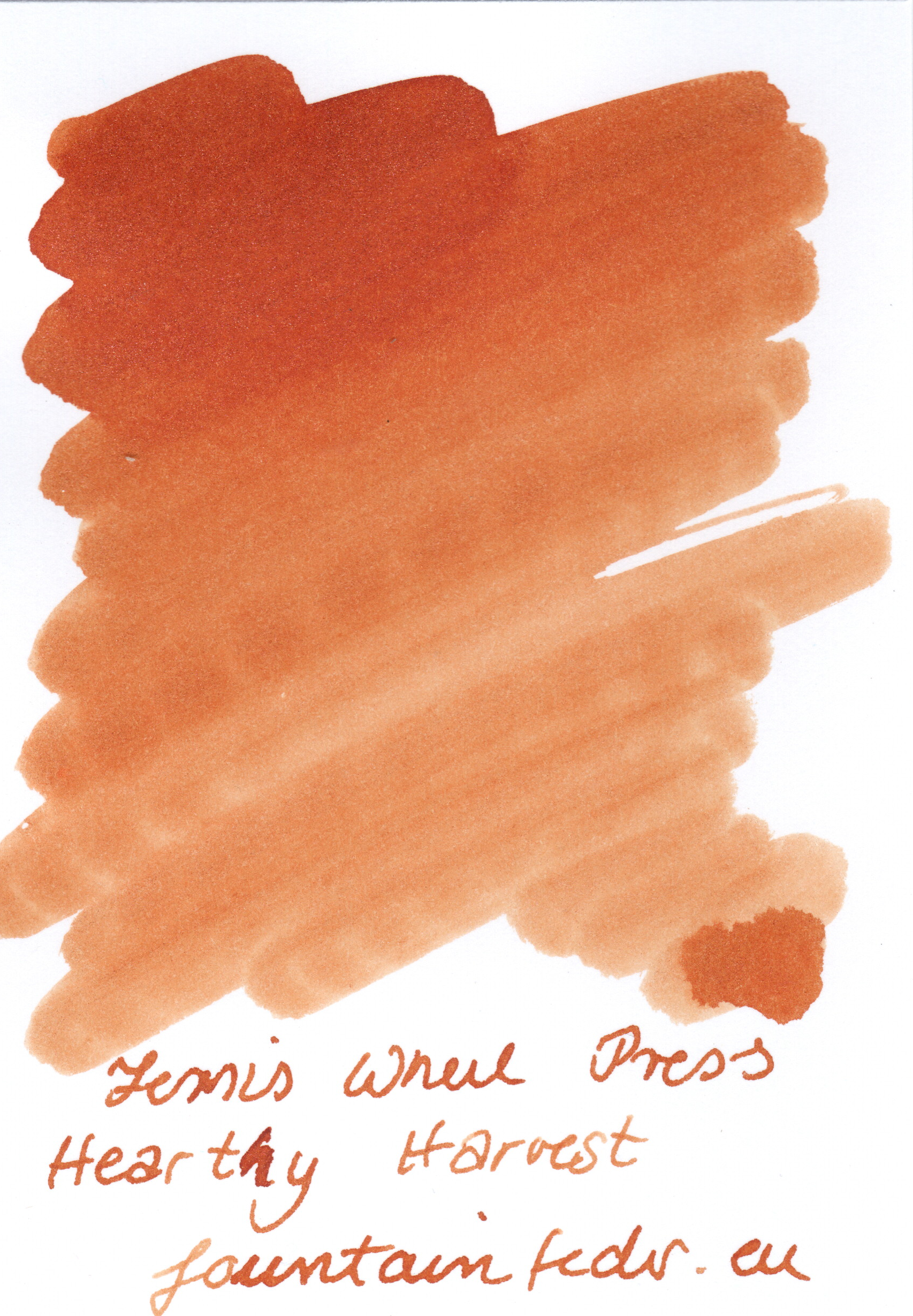 Ferris Wheel Press - Hearty Harvest Ink Sample 2ml