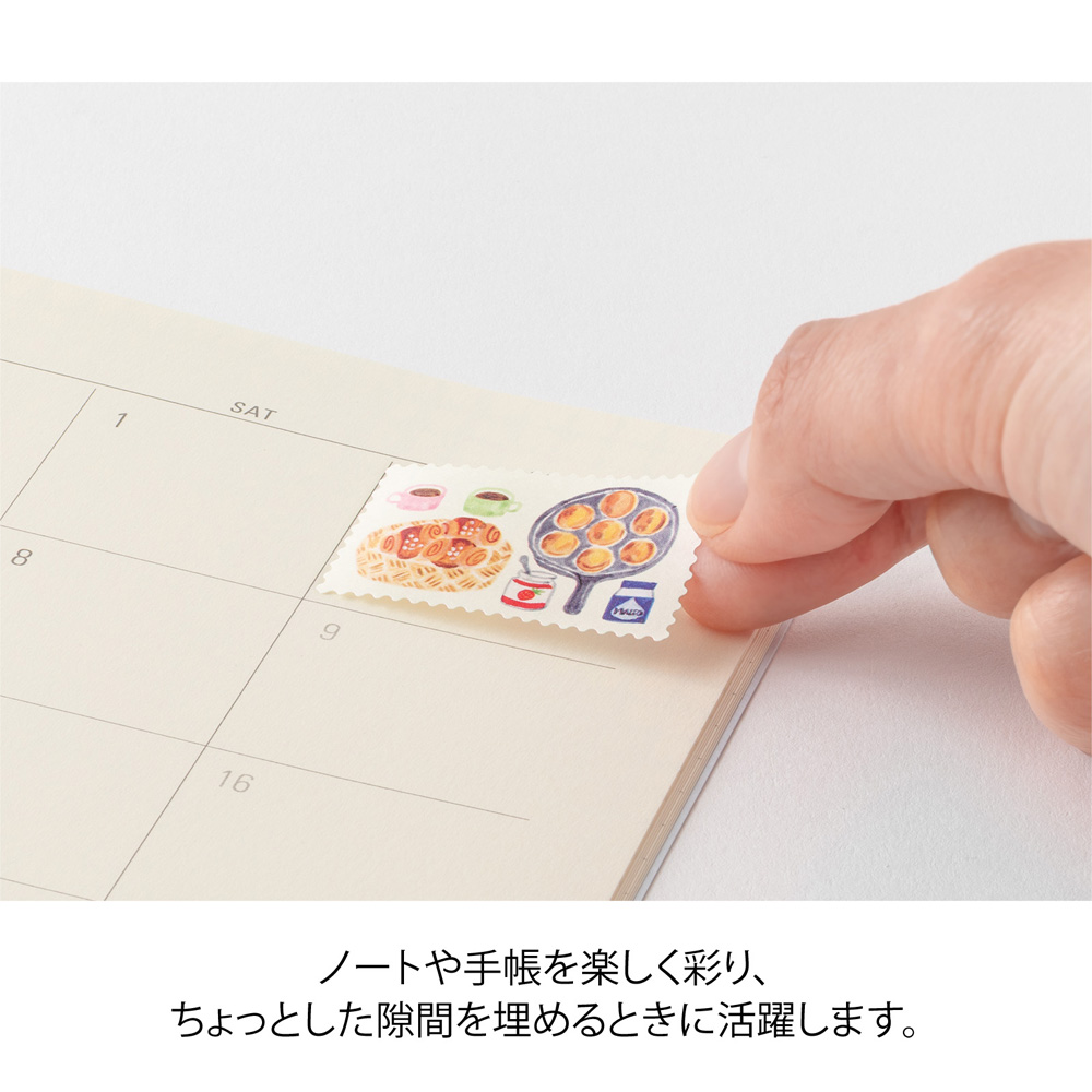 Midori Yuru Log Vol.3 Roll Sticker Stamps