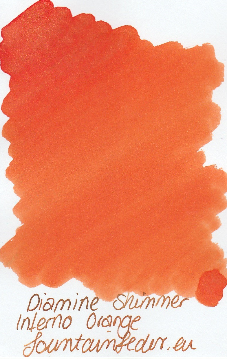 Diamine Shimmer Inferno Orange 50ml