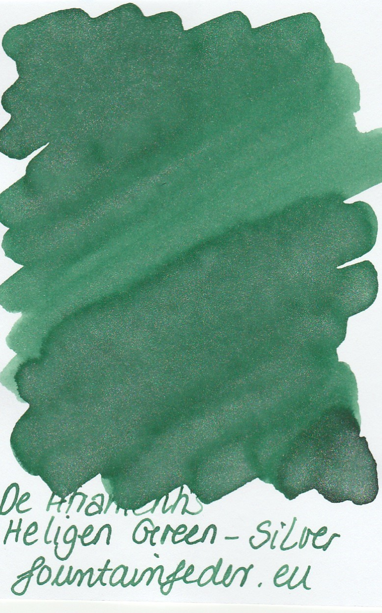 DeAtramentis Heliogengrün - Silver Sample 2ml