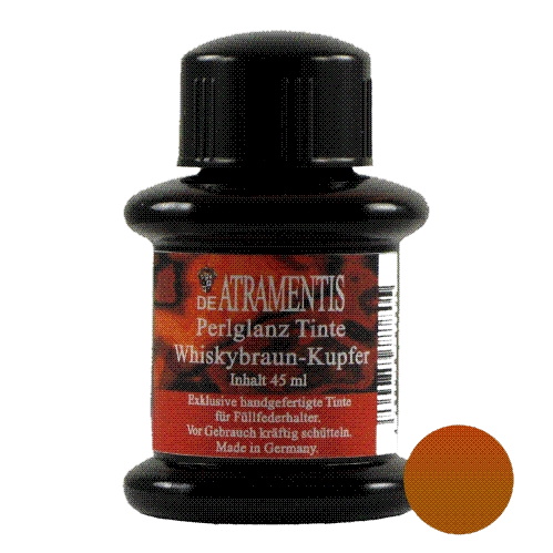 DeAtramentis Pearlescent Whisky Brown - Copper 45ml