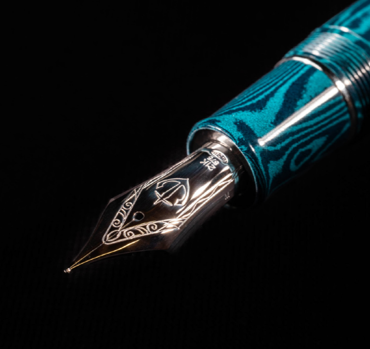 Sailor King of Pen - Ripple Blue Ebonite - Limited Edition