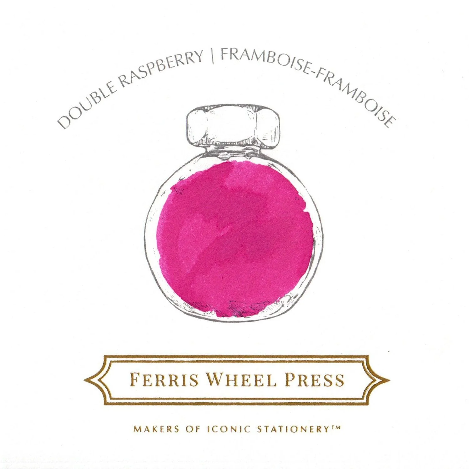 Ferris Wheel Press - Double Raspberry Ink Sample 2ml 