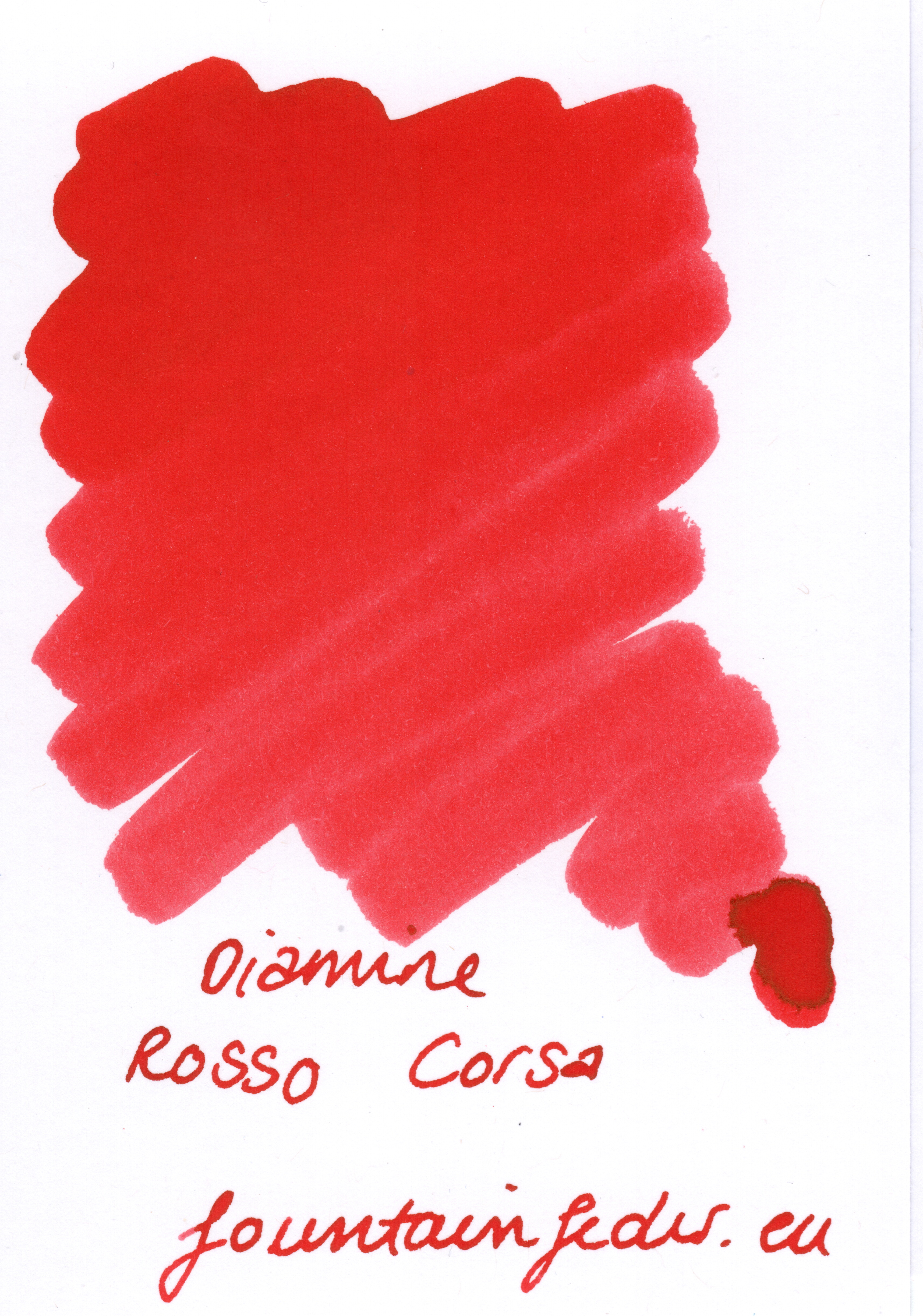 Diamine Rosso Corsa Ink Sample 2ml 