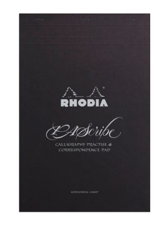 Rhodia Calligraphy Carb'On Pad liniert, A4+ 'PAScribe' 