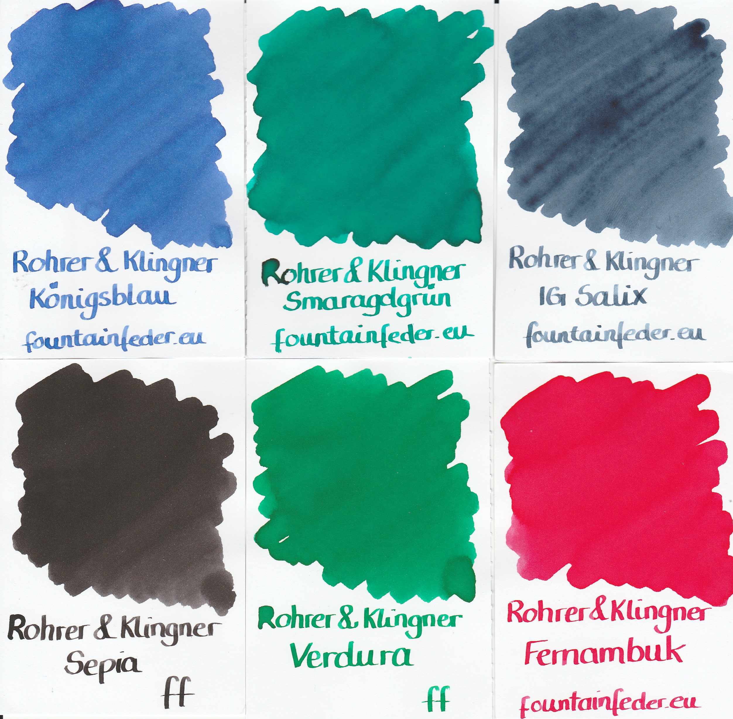 Rohrer & Klingner Fernambuk Ink Sample 2ml  