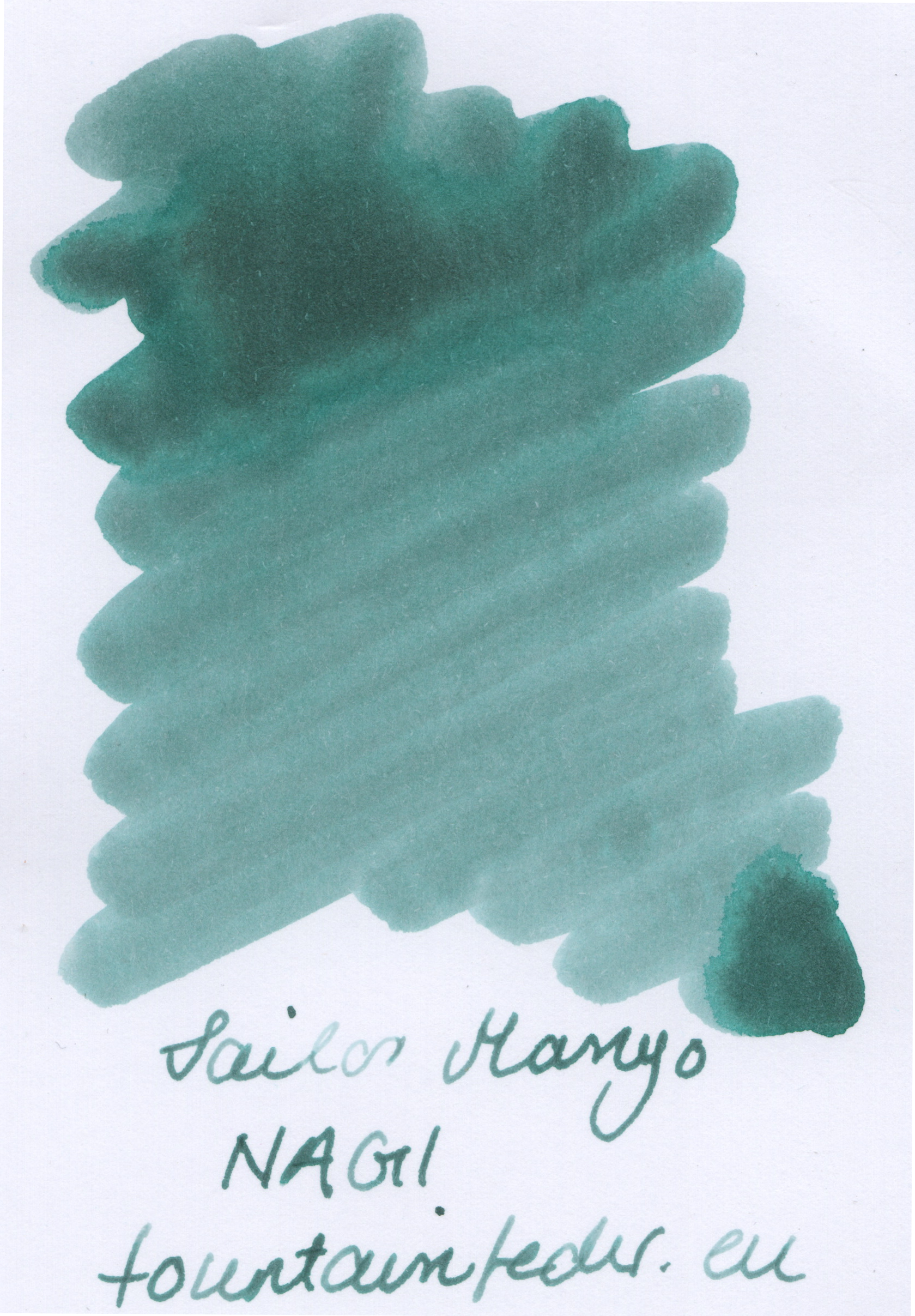 Sailor Manyo Nagi Ink Sample 2ml