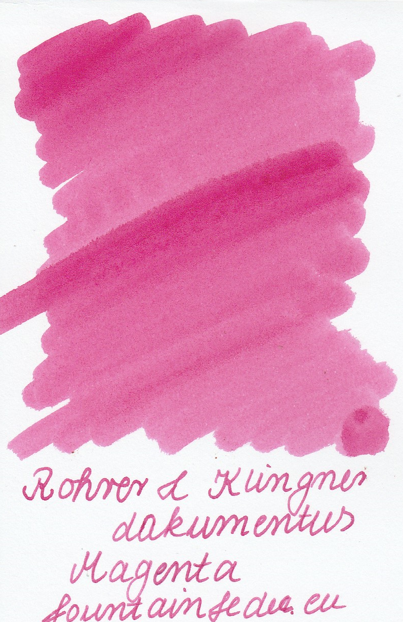 Rohrer & Klingner Documentus Magenta Ink Sample 2ml  
