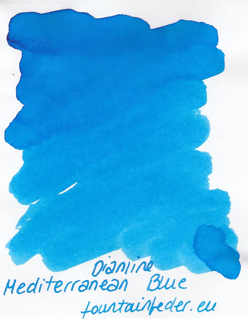 Diamine Mediterranean Blue Ink Sample 2ml