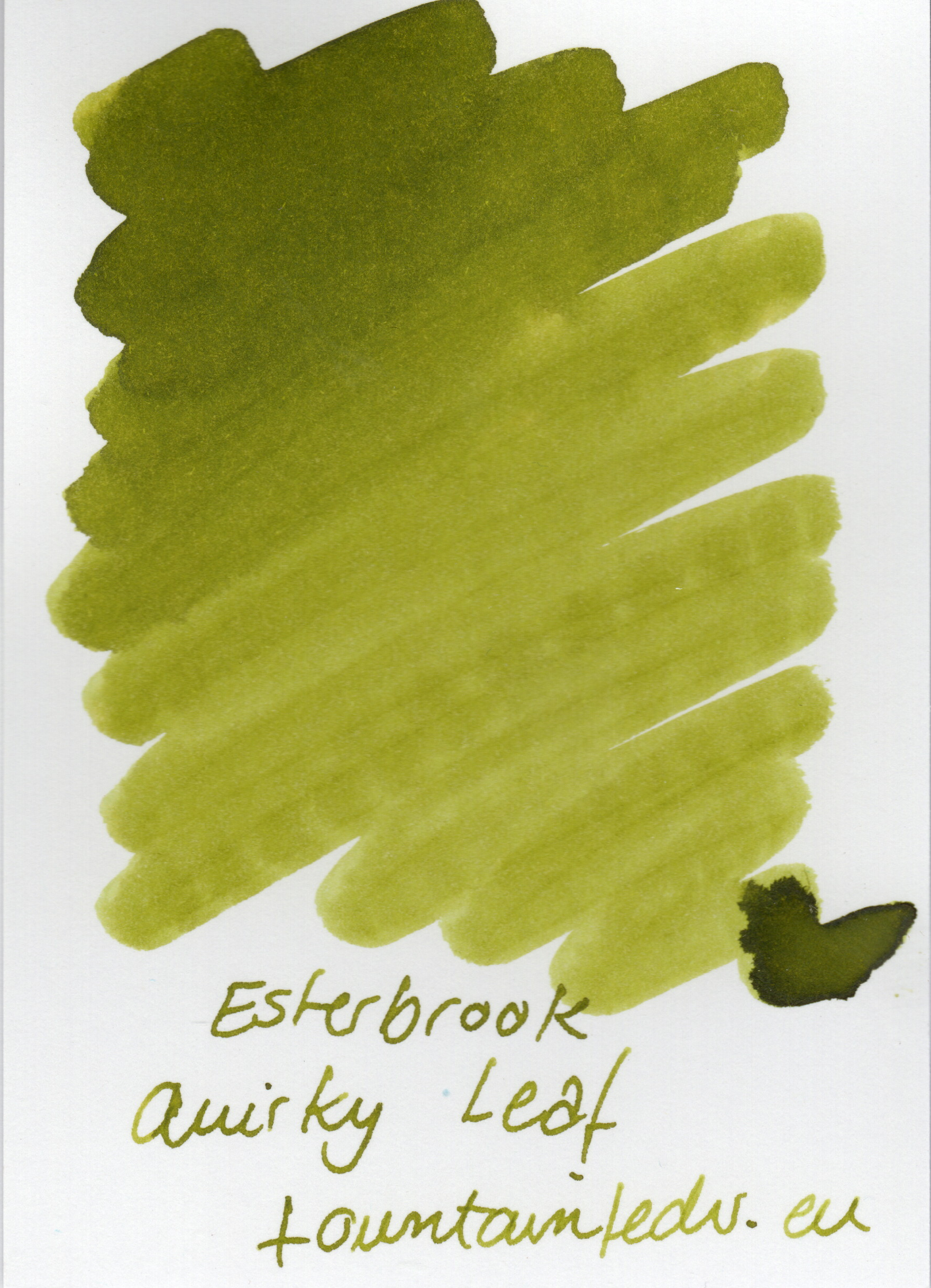 Esterbrook - Quirky Leaf  Ink Sample 2ml