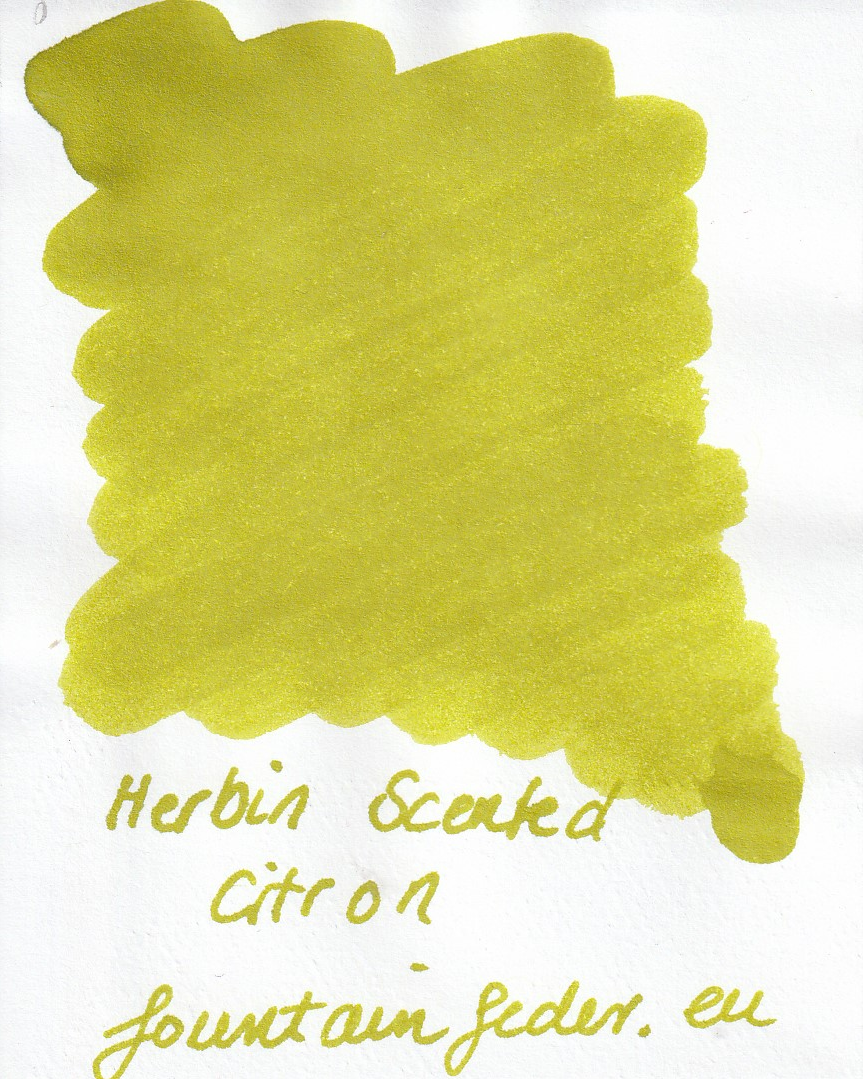 Herbin Scented Citron Ink Sample 2ml  