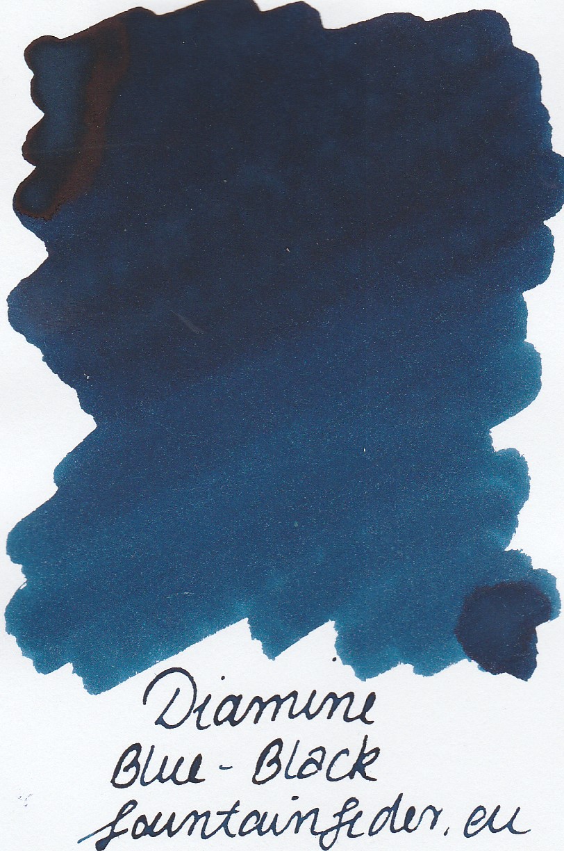 Diamine Blue Black Ink Sample 2ml