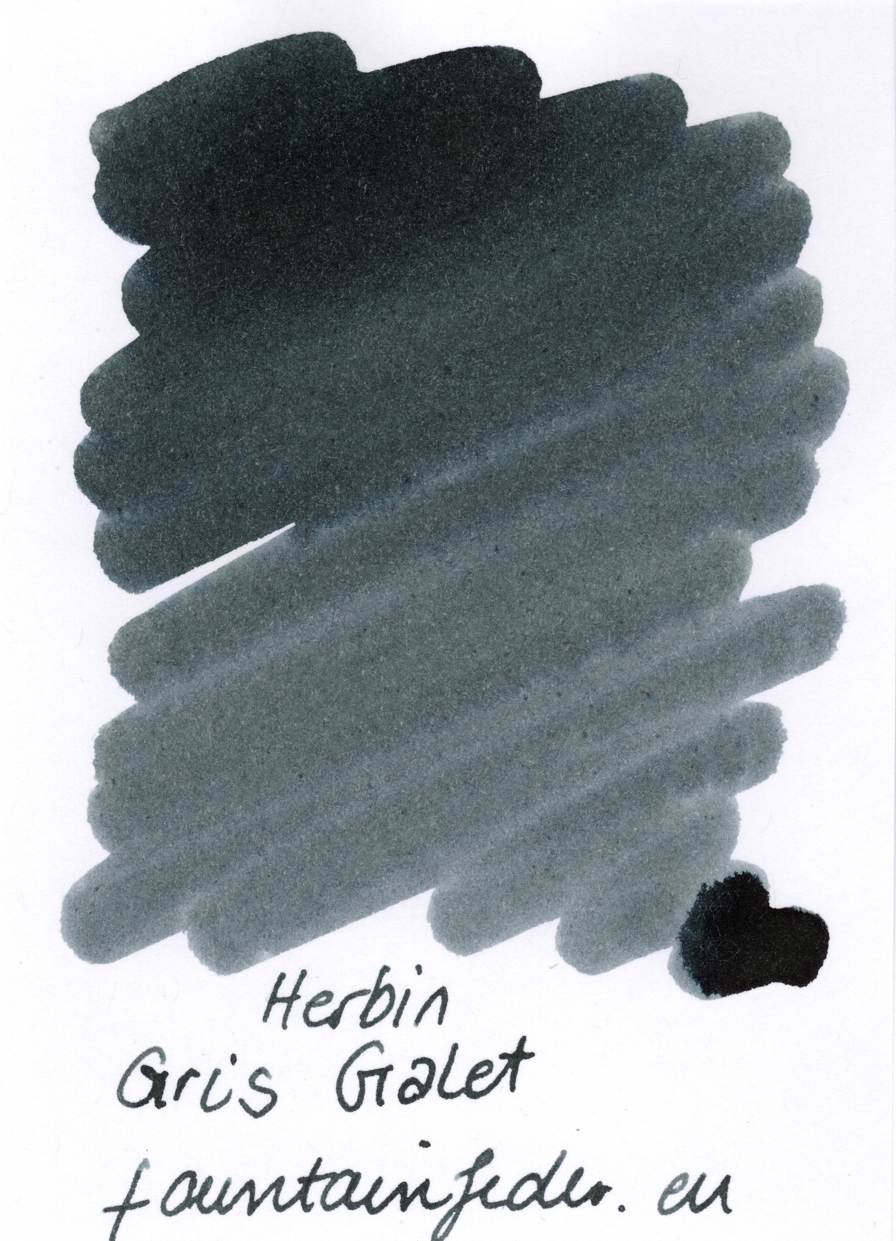 Herbin Gris Galet Ink Sample 2ml 