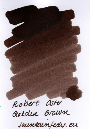 Robert Oster - Golden Brown Ink Sample 2ml