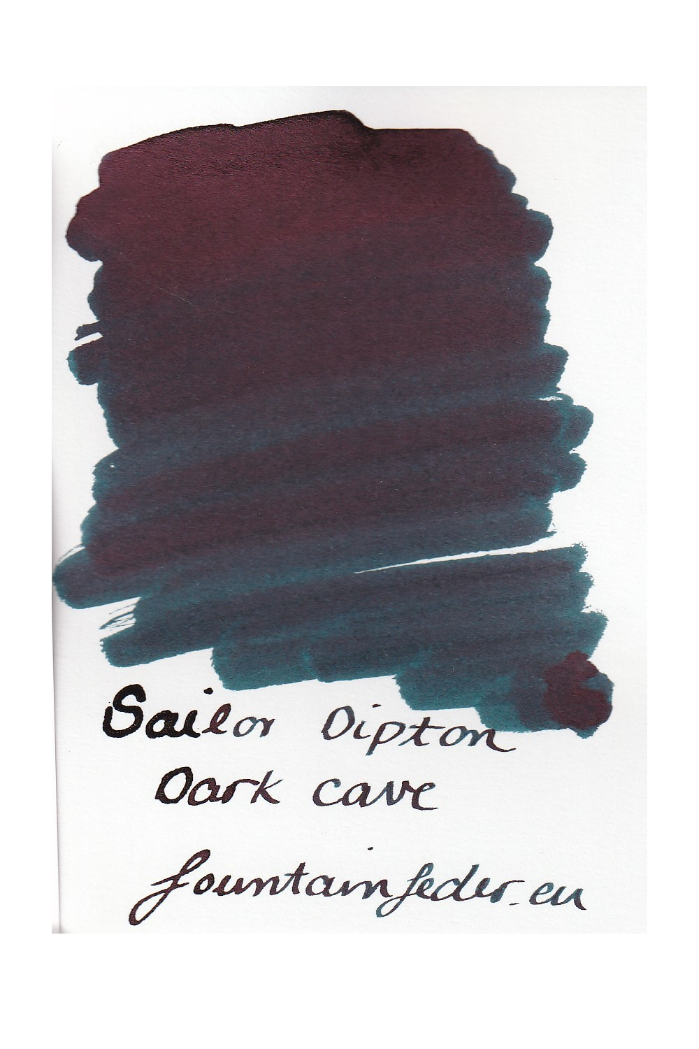 Sailor Dipton Ink - Dark Cave Ink Sample 2ml  