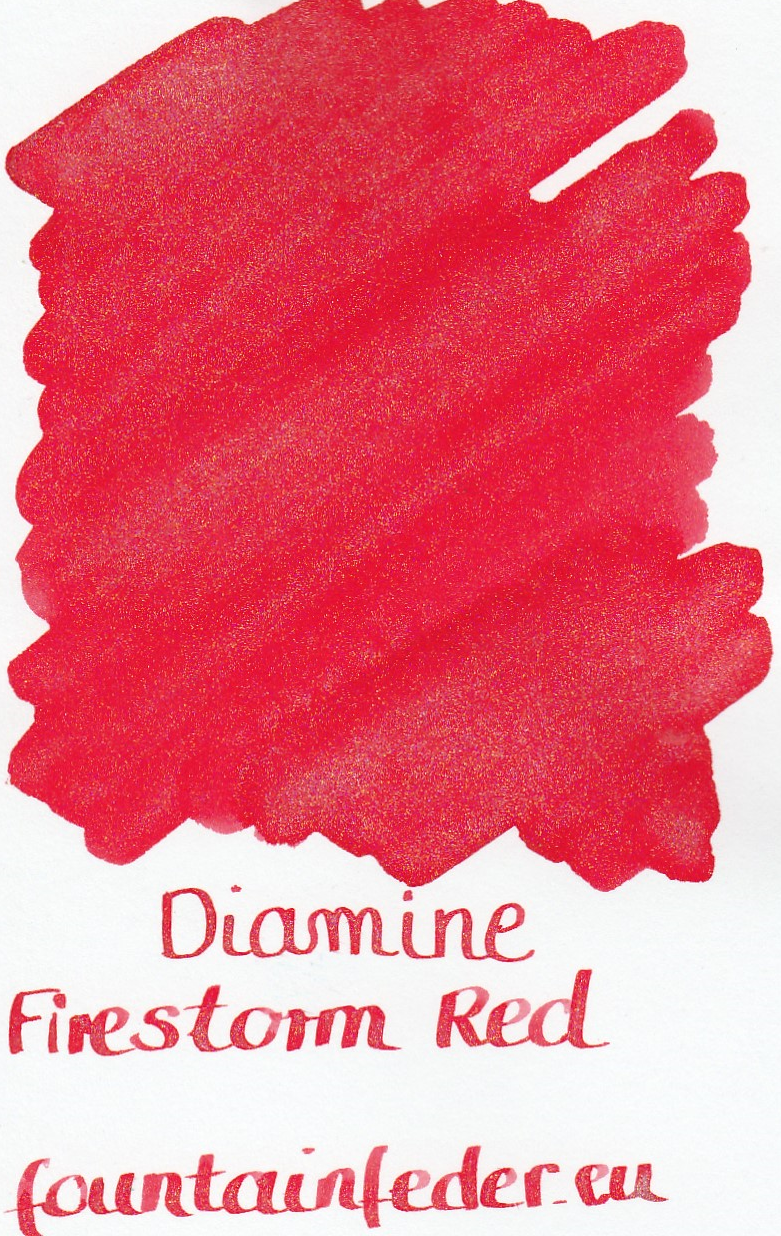 Diamine Shimmer Firestorm Red 50ml
