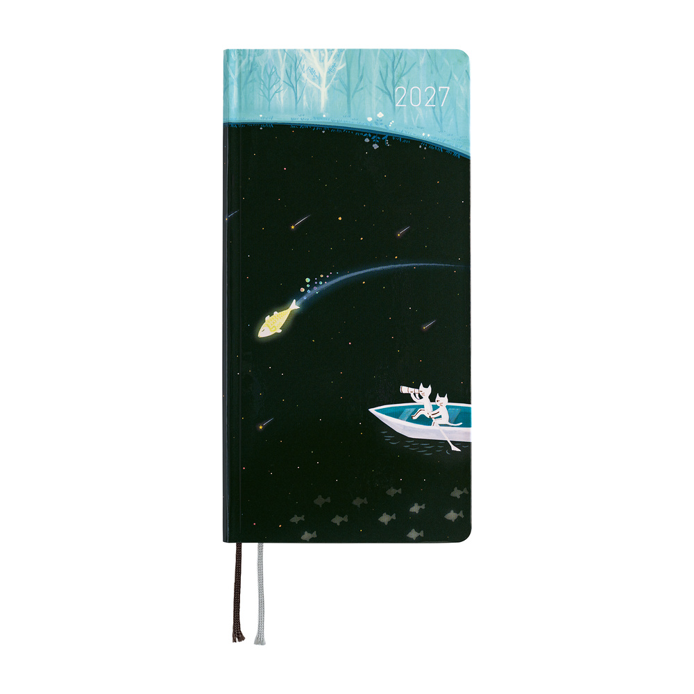 Hobonichi Hiroko Kubota: Meteor Shower in the Light Blue Forest - 2027