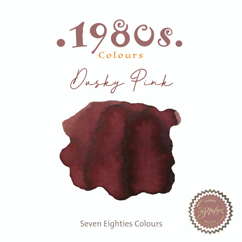 Robert Oster 1980s - Dusky Pink Ink Sample 2ml 