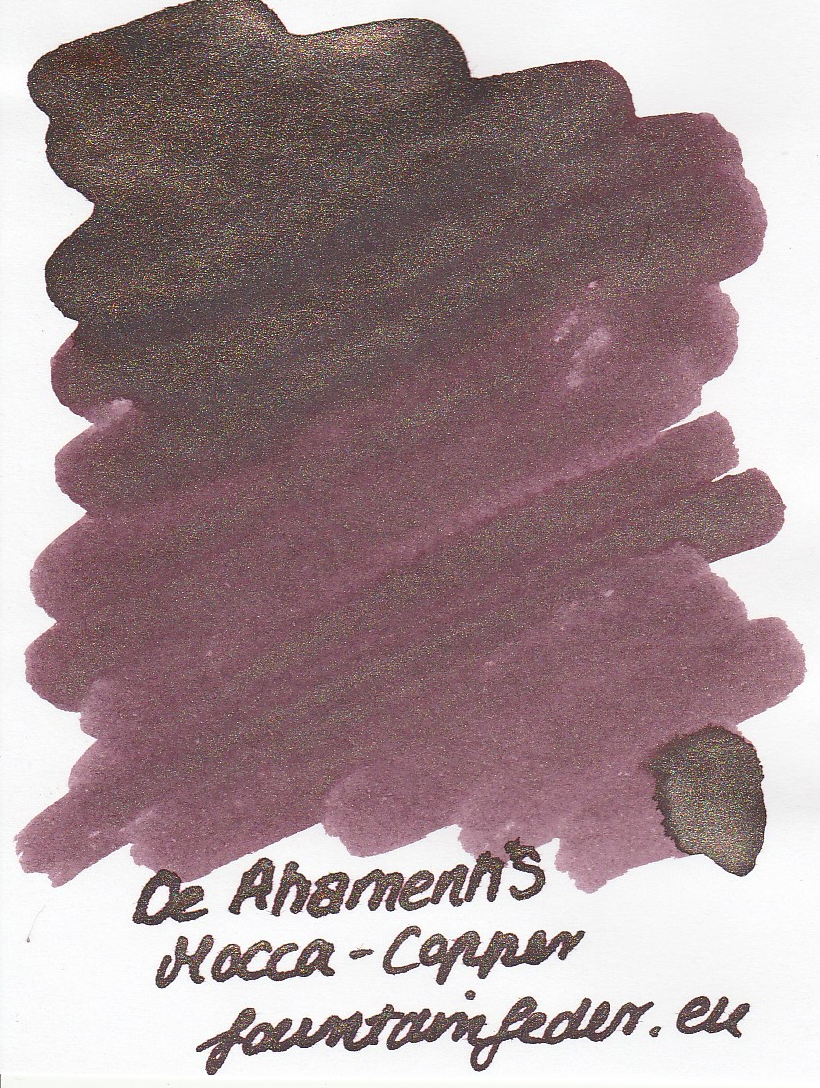 DeAtramentis Pearlescent - Mocca Copper Ink Sample 2ml