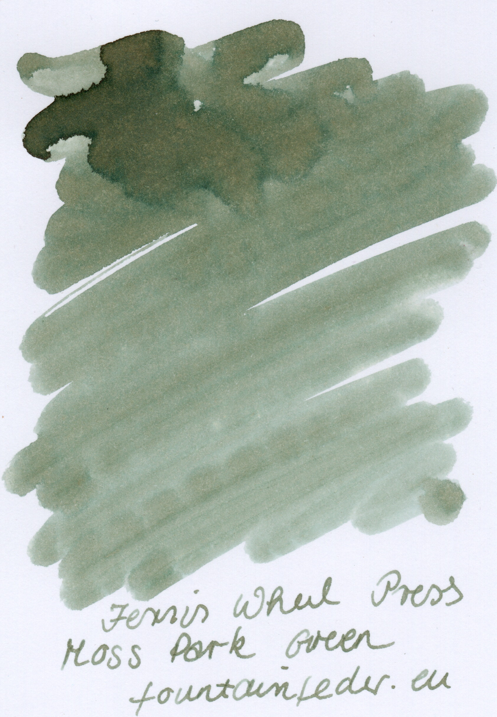 Ferris Wheel Press - Moss Park Green Ink Sample 2ml