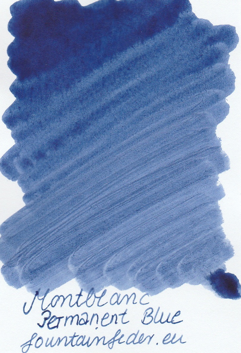 Montblanc Permanent Blue Ink Sample 2ml 