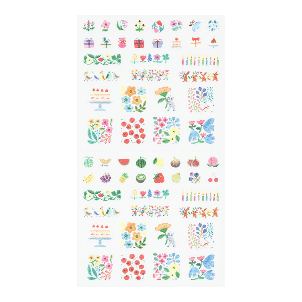 Midori Margin Flower Sticker