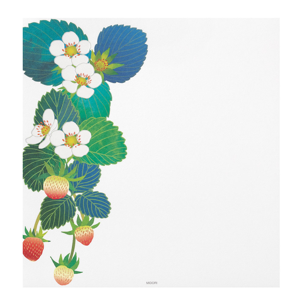 Midori Seasonal Stationery - Strawberry