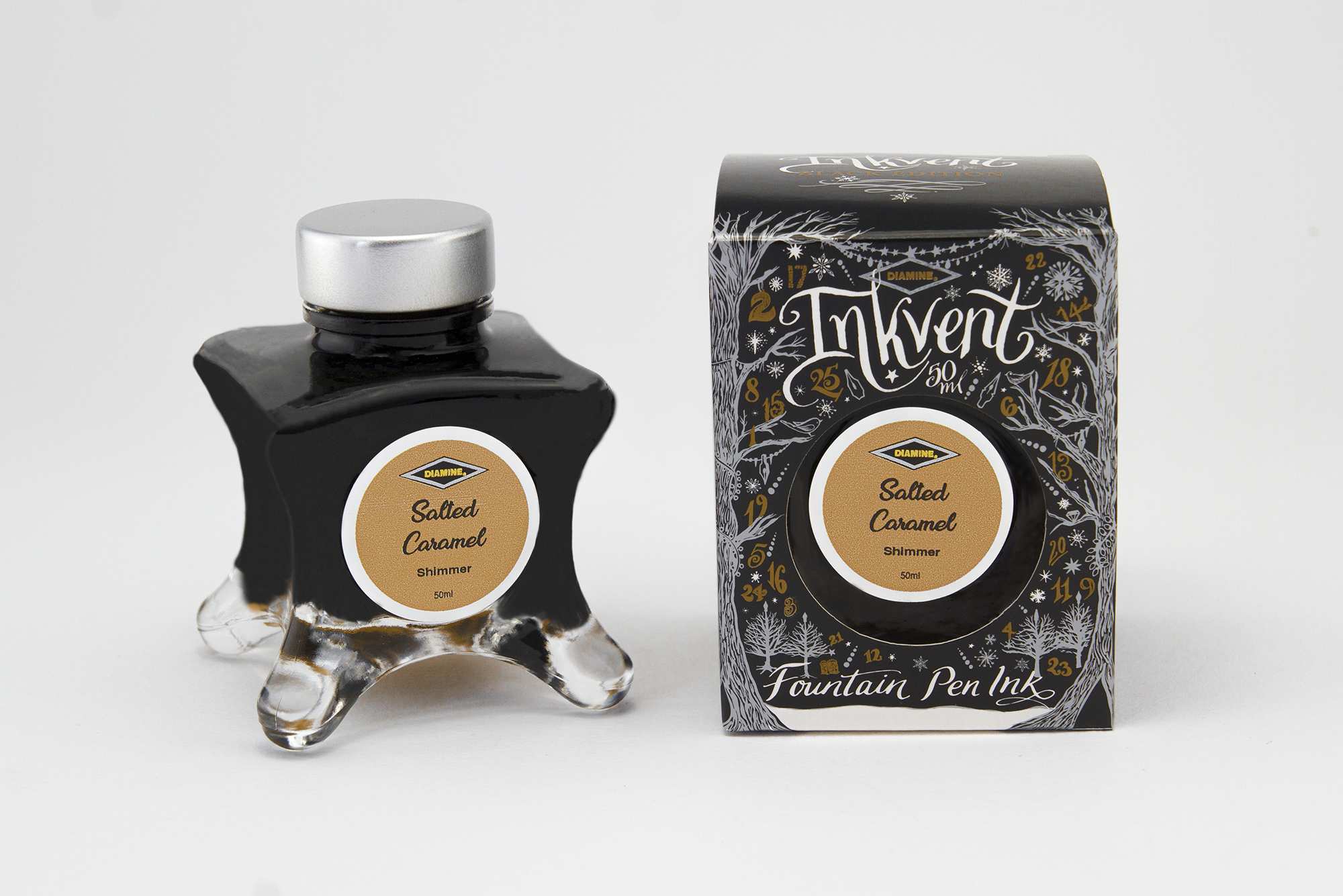 Diamine Inkvent Black Edition - Salted Caramel 50ml