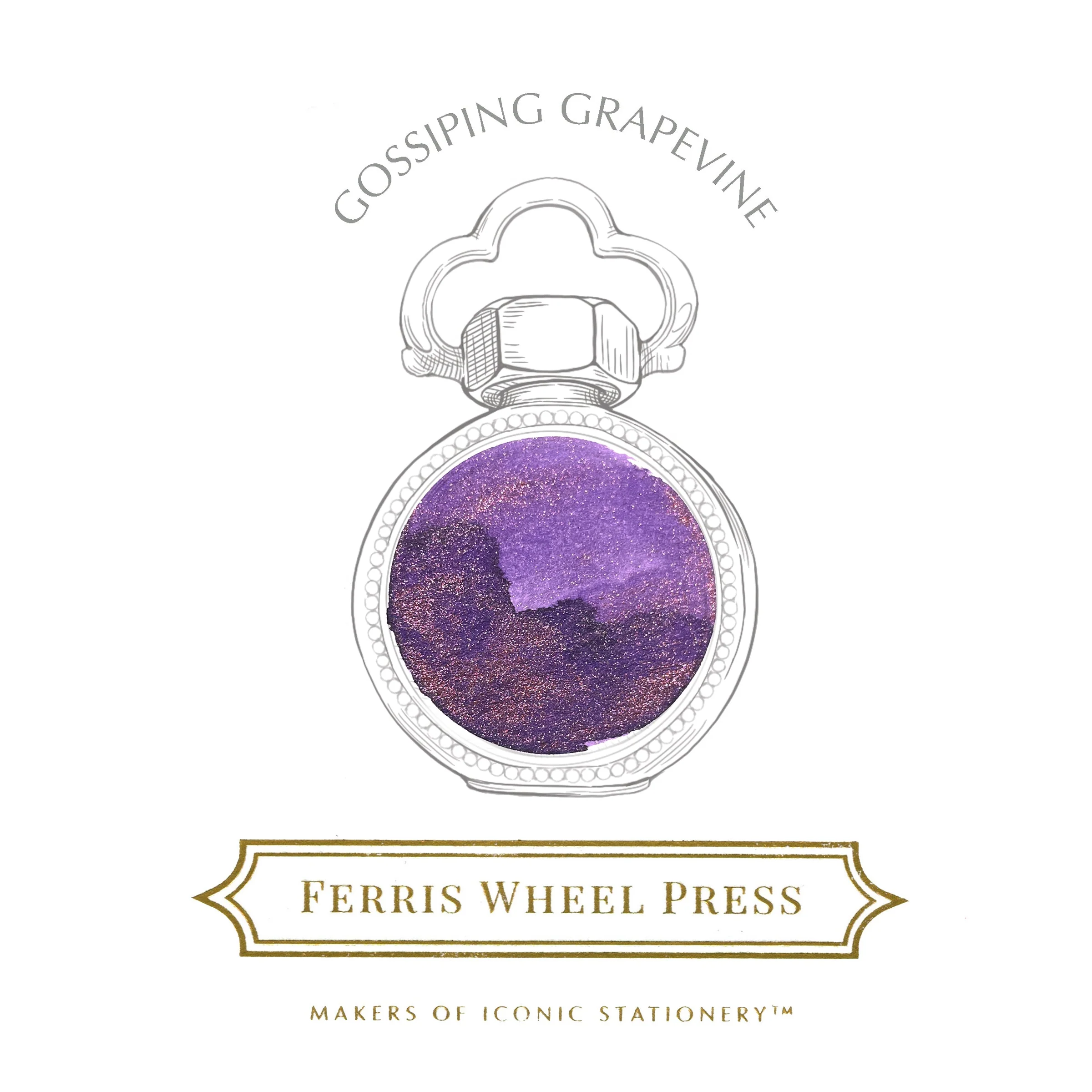 Ferris Wheel Press - Gossiping Grapevine Ink Sample 2ml  