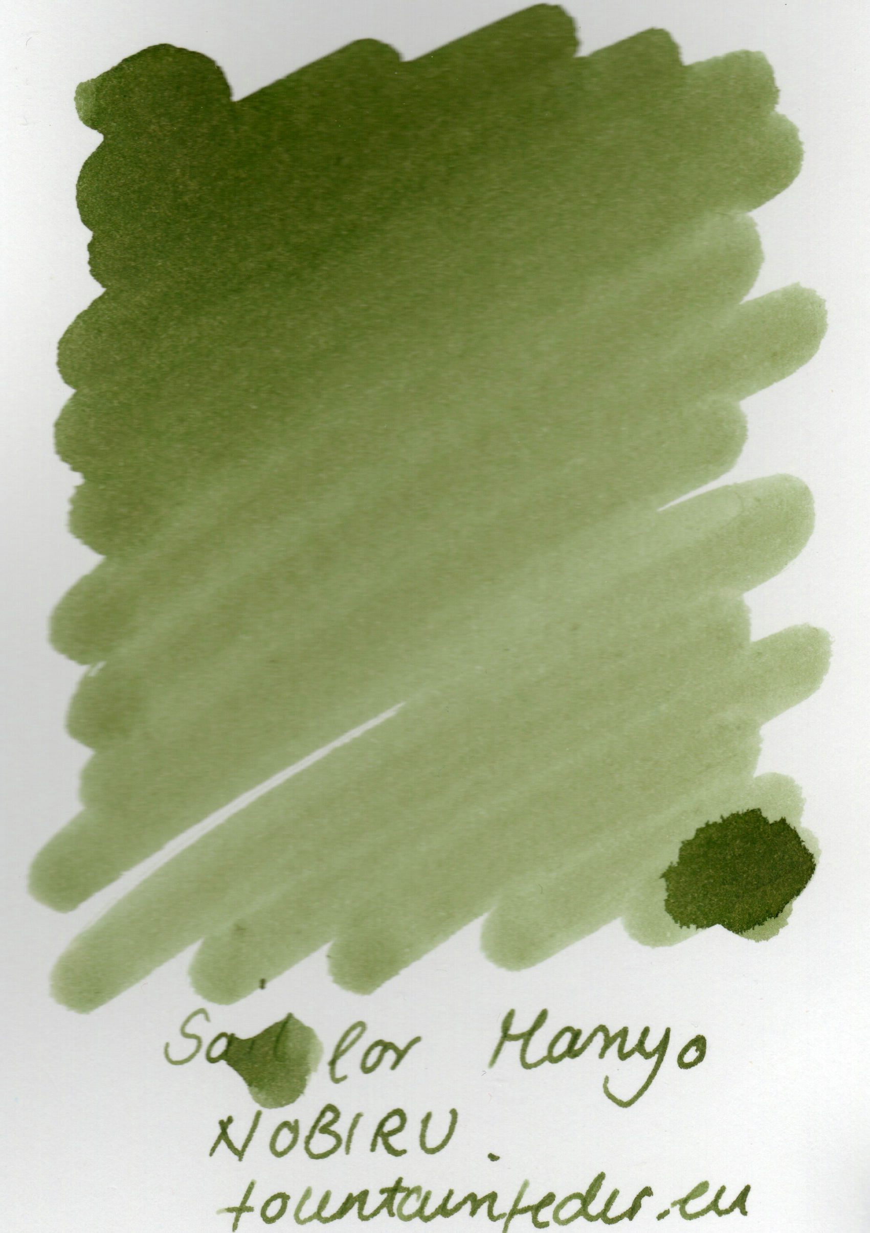 Sailor Manyo Limited - Nobiru Ink Sample 2ml