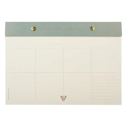 Clairefontaine Flying Spirit Wochenplaner mit Nieten 24x17cm