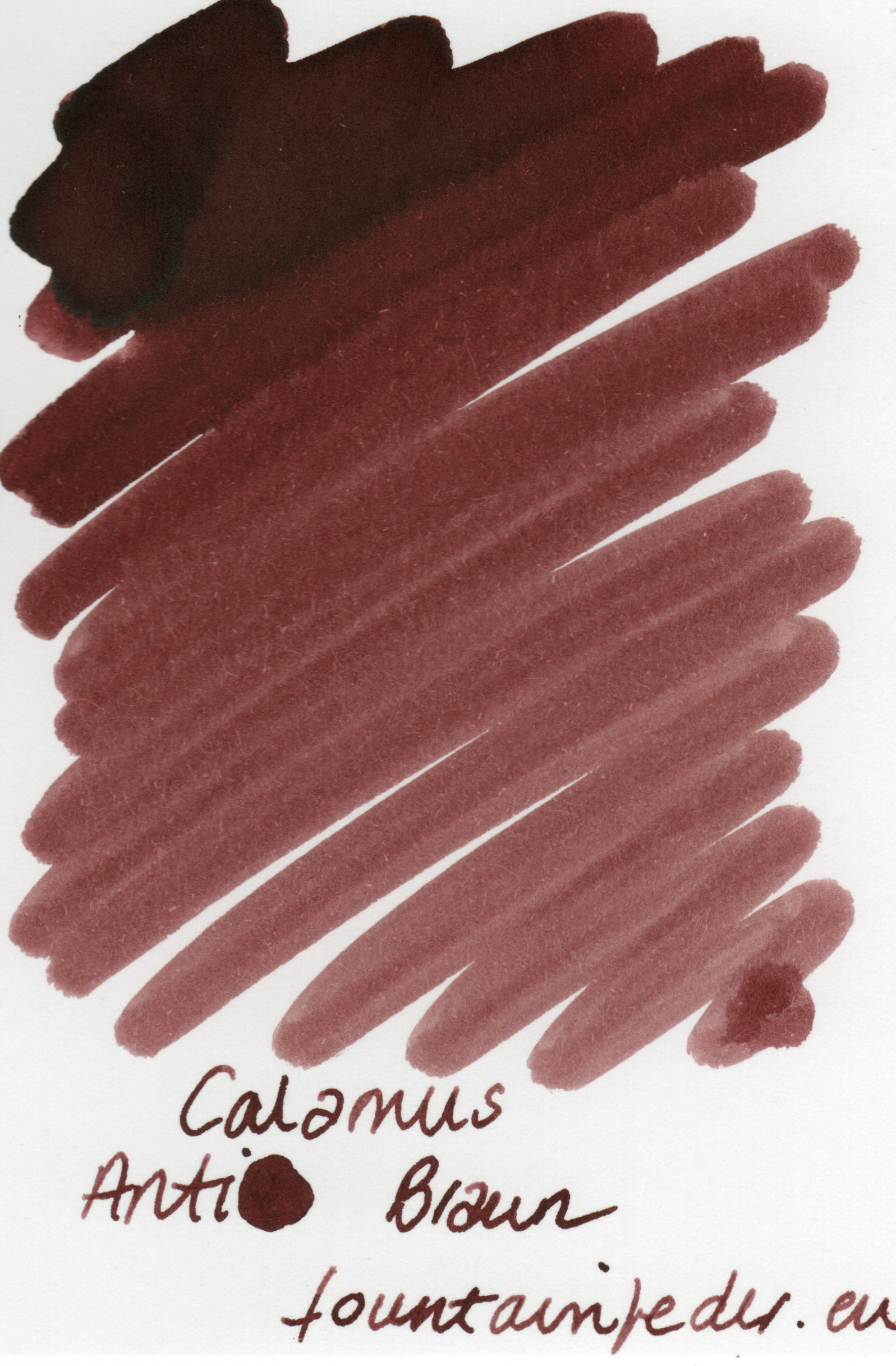 Calamus Antik Braun Ink Sample 2ml 