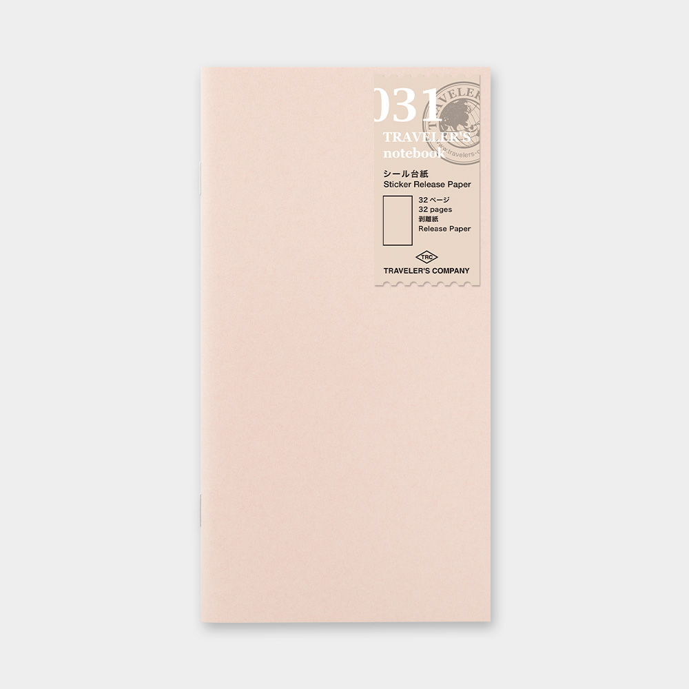 031. Sticker Release Paper Refill Regular Size