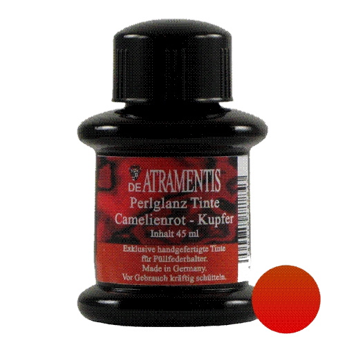 DeAtramentis Pearlescent Camelien Red - Copper 45ml
