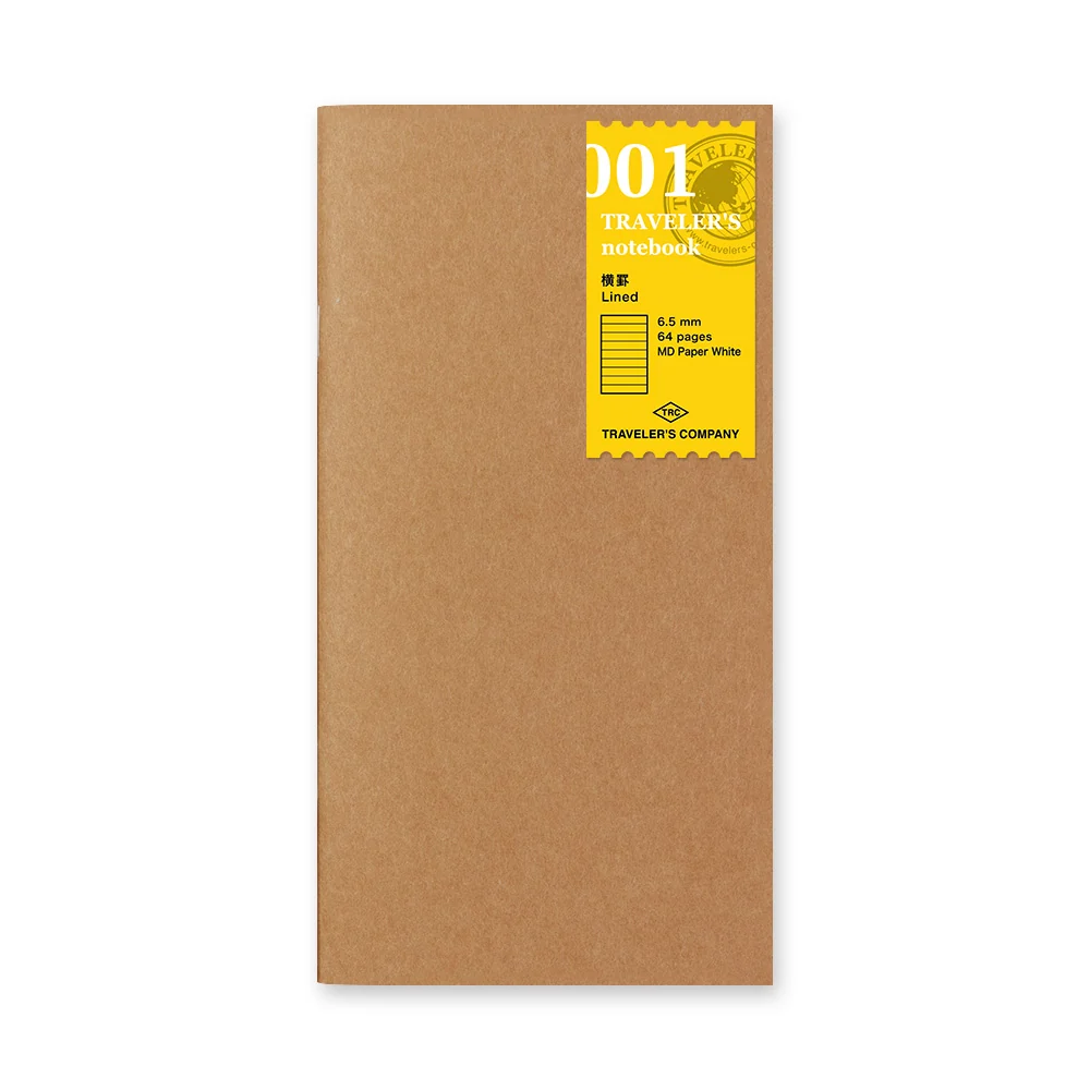 001. Lined Notebook Refill Regular Size