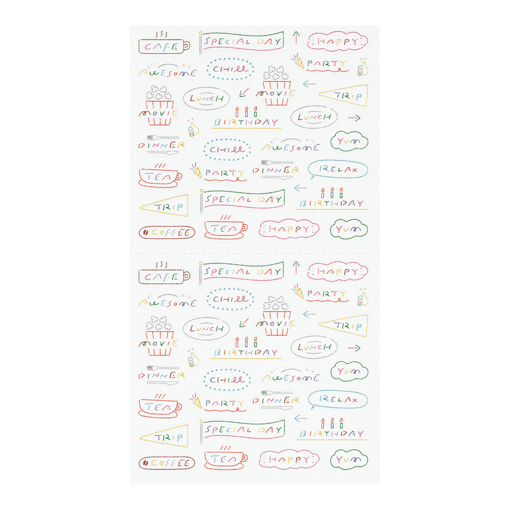 Midori Text Anniversary Sticker