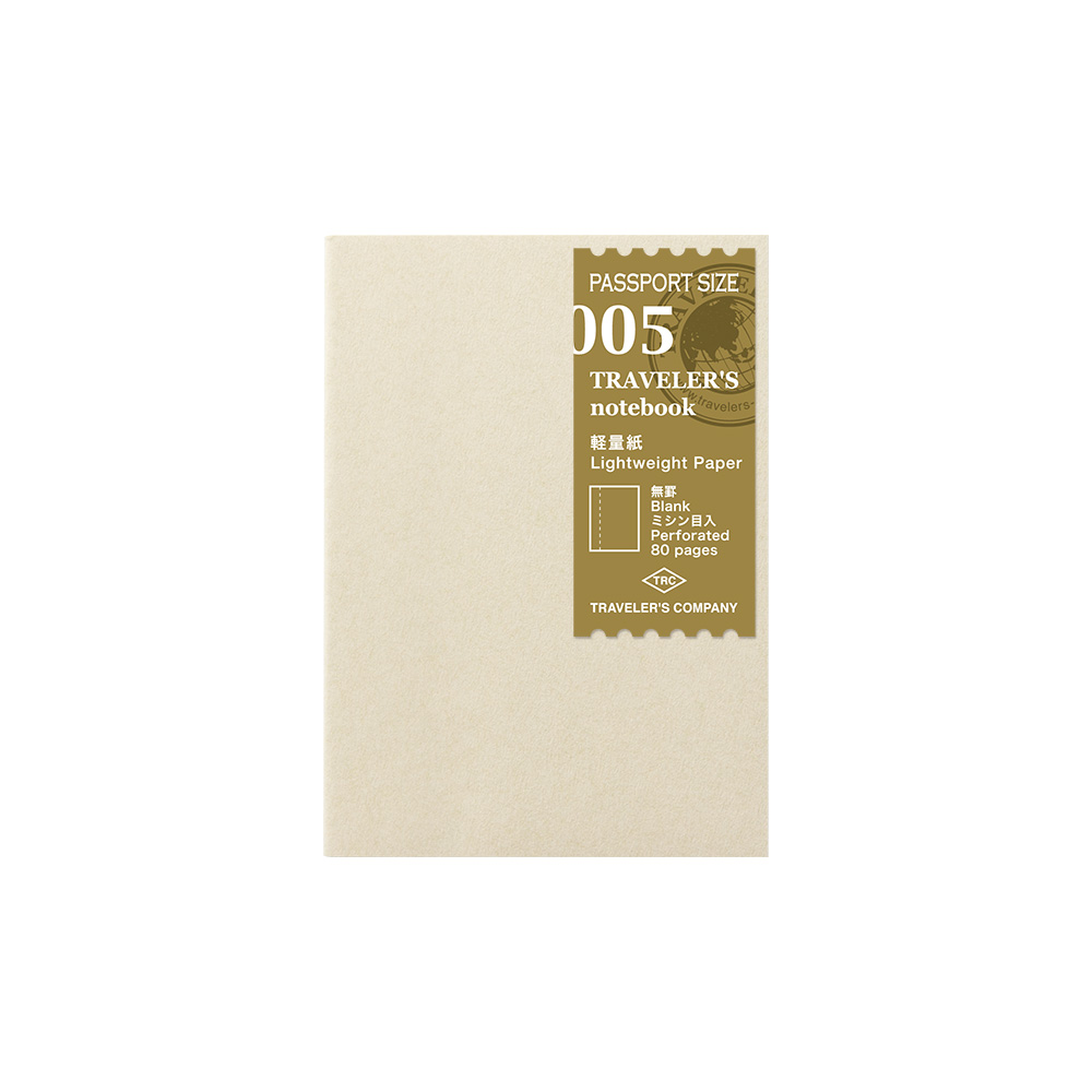 005. Lightweight Paper Notebook Refill PP Size