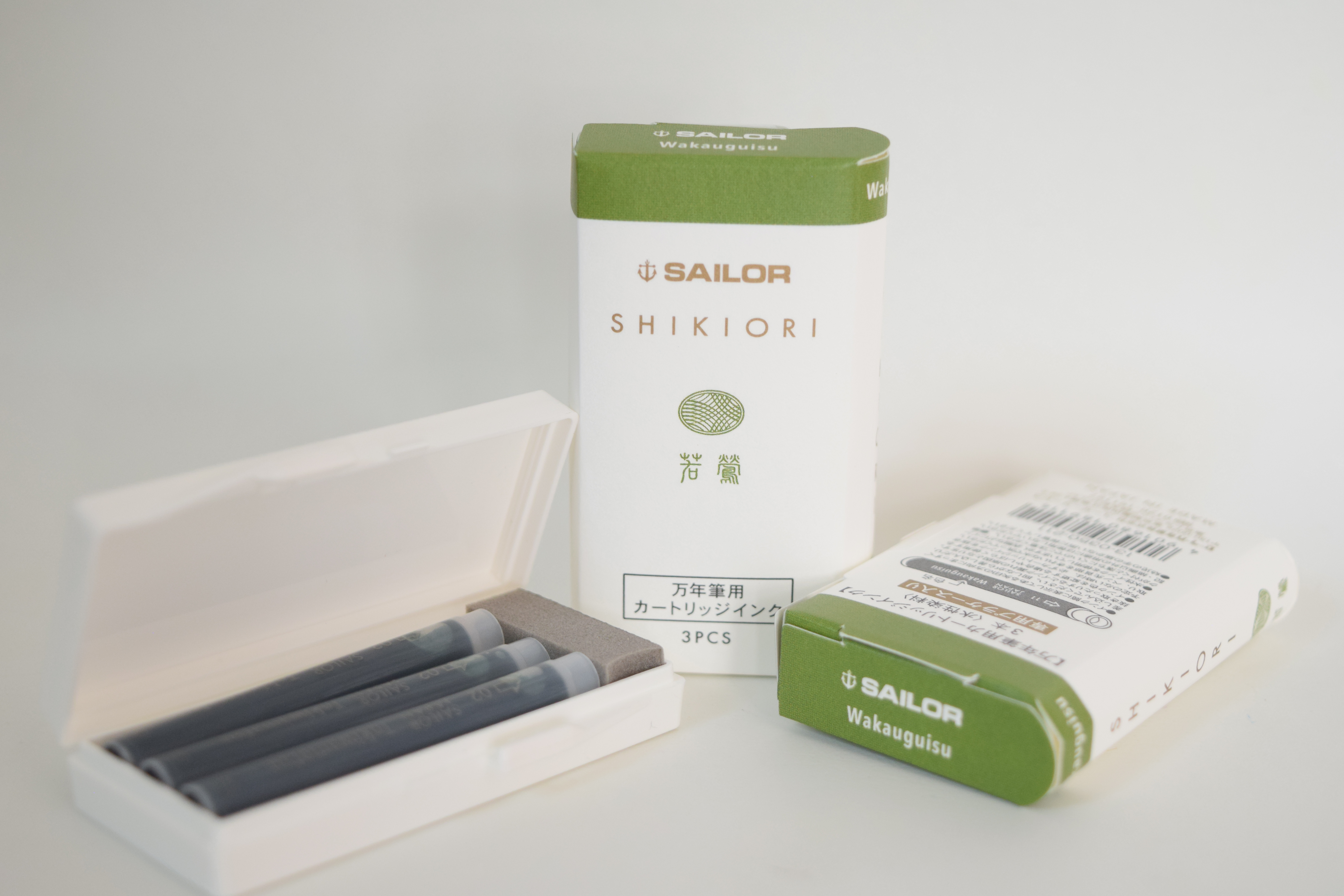 Sailor Shikiori Cartridges - Wakauguisu