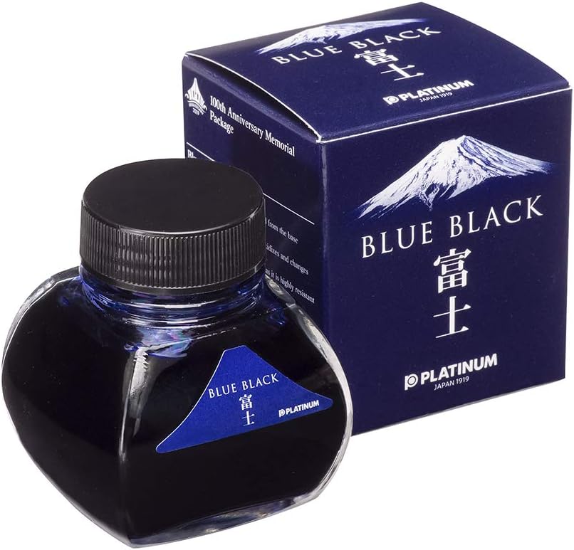 Platinum  100th Anniversary Fuji Blue-Black 60ml