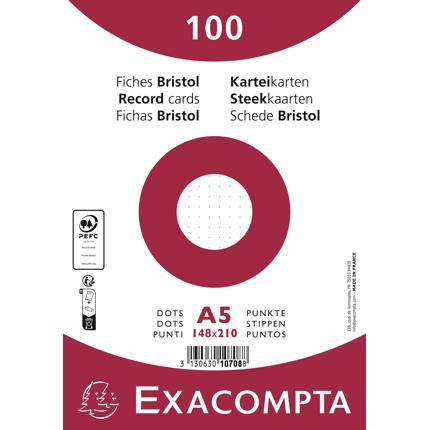 Exacompta Bristol Karteikarten A5