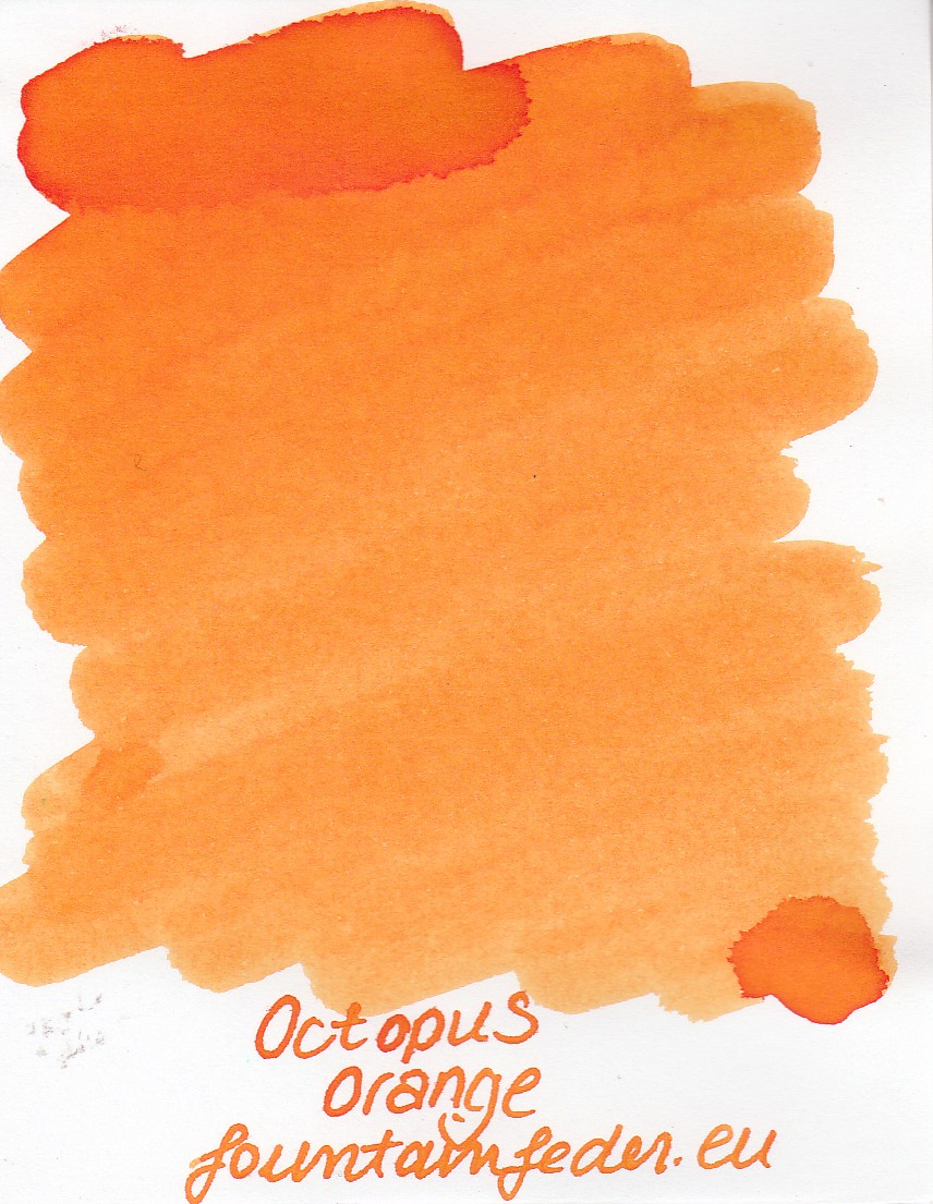 Octopus Fluids Orange Ink Sample 2ml 