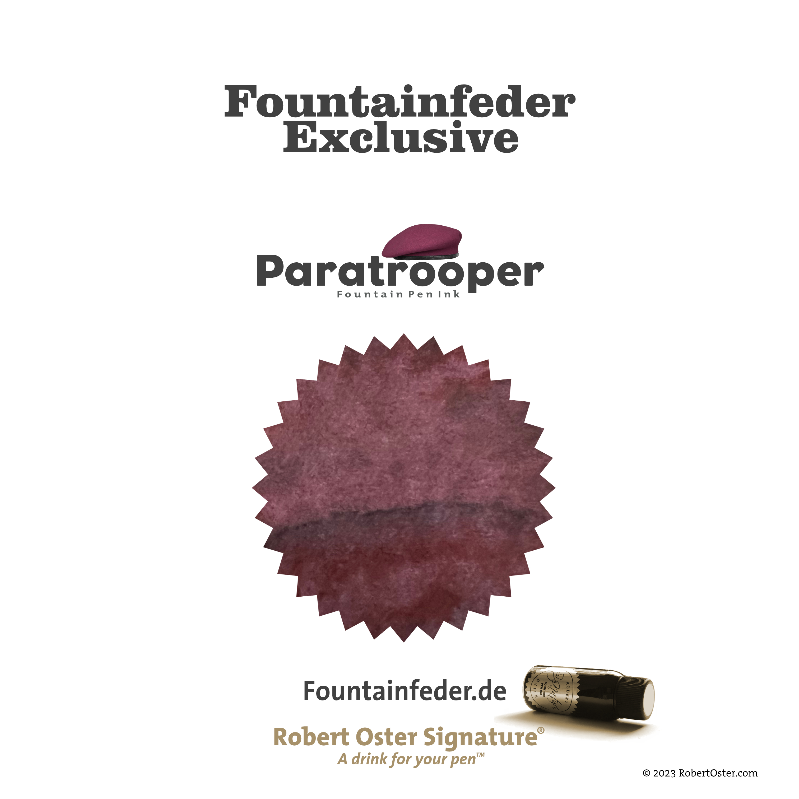 Robert Oster Fountainfeder Exclusive- Paratrooper 50ml   