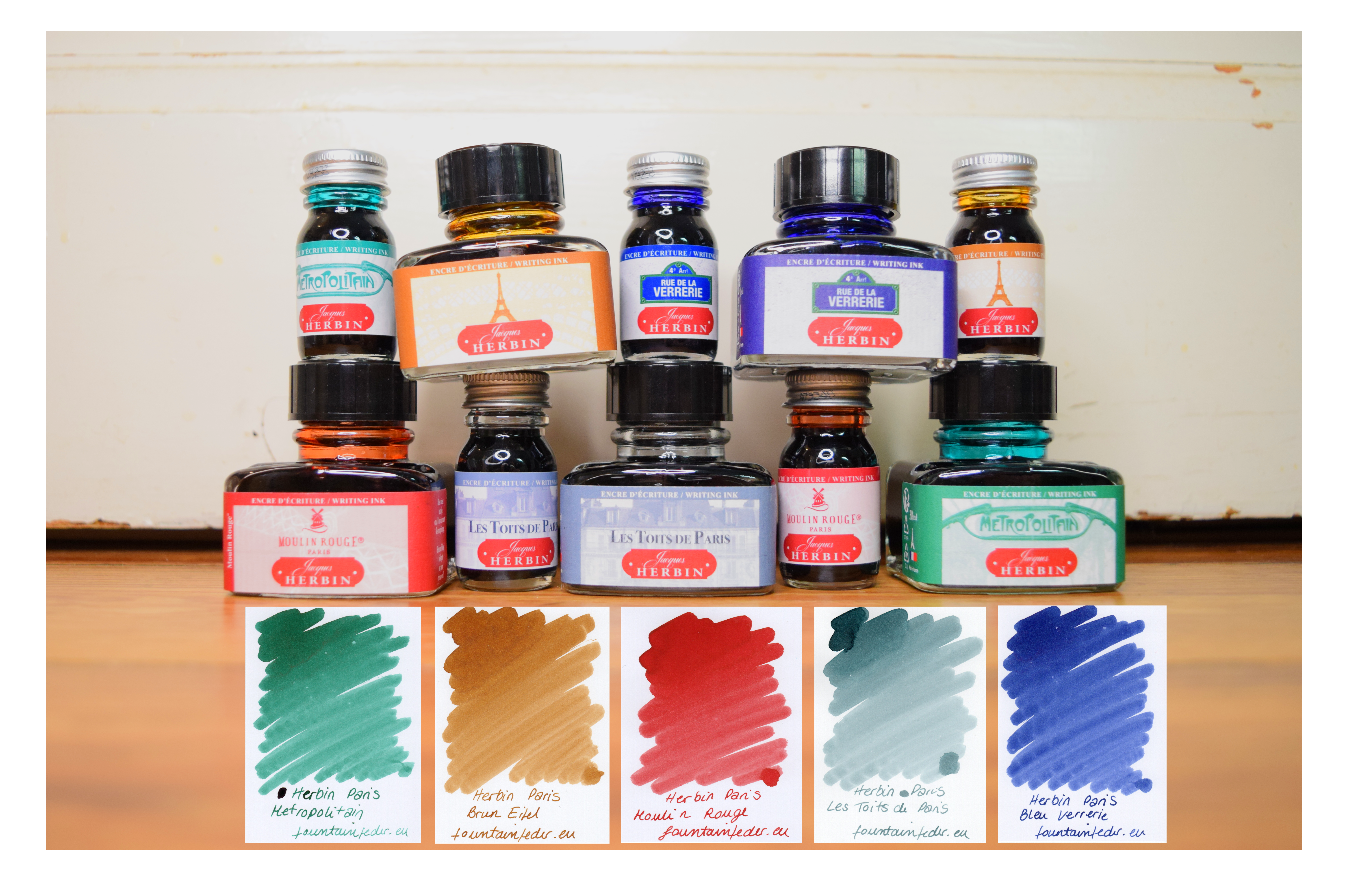 Jacques Herbin Colours of Paris - Gris Toits Ink Sample 2ml