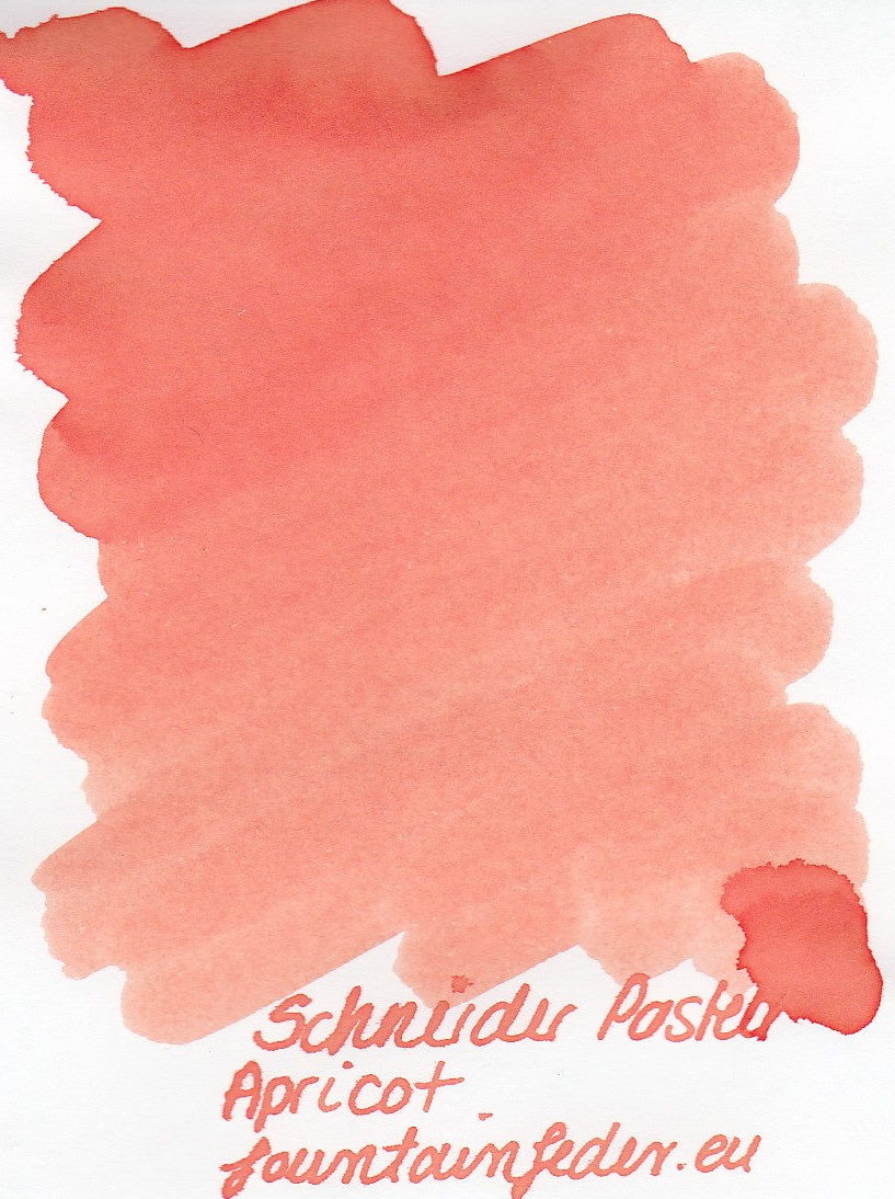Schneider Pastell Apricot Ink Sample
