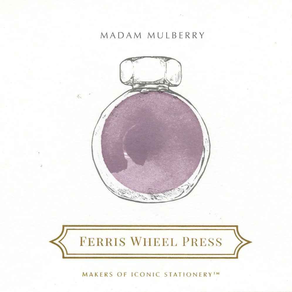 Ferris Wheel Press - Madam Mulberry Ink Sample 2ml