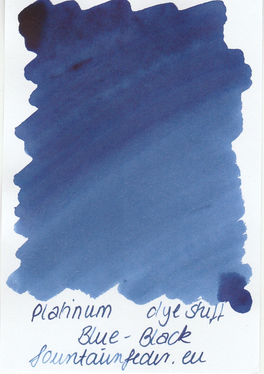 Platinum Dyestuff - Blue Black Ink Sample 2ml  