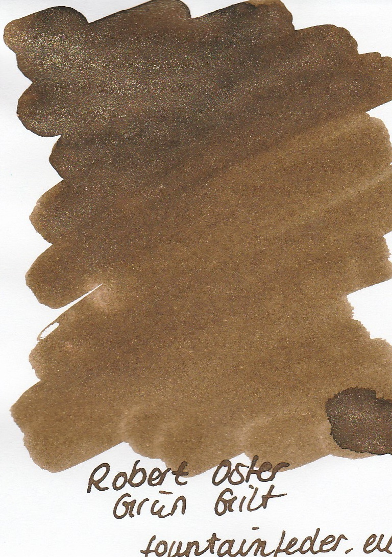 Robert Oster Shake`n`Shimmy - Grün-Gilt Ink Sample 2ml   