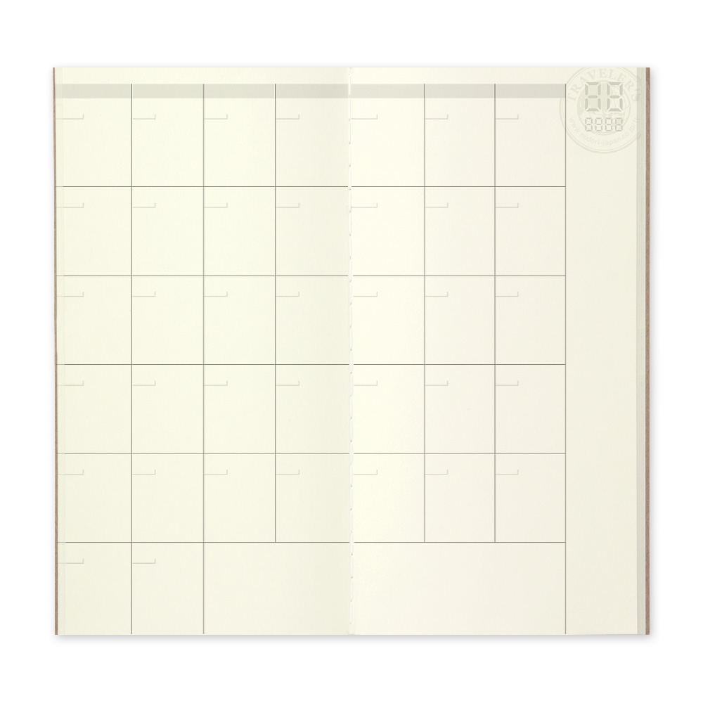 017. Free Diary Refill (Monthly) Regular Size