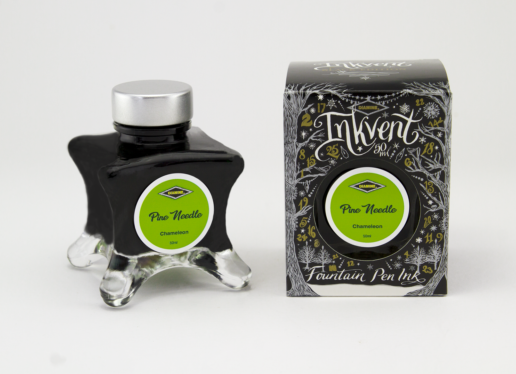 Diamine Inkvent Black Edition - Pine Needle 50ml